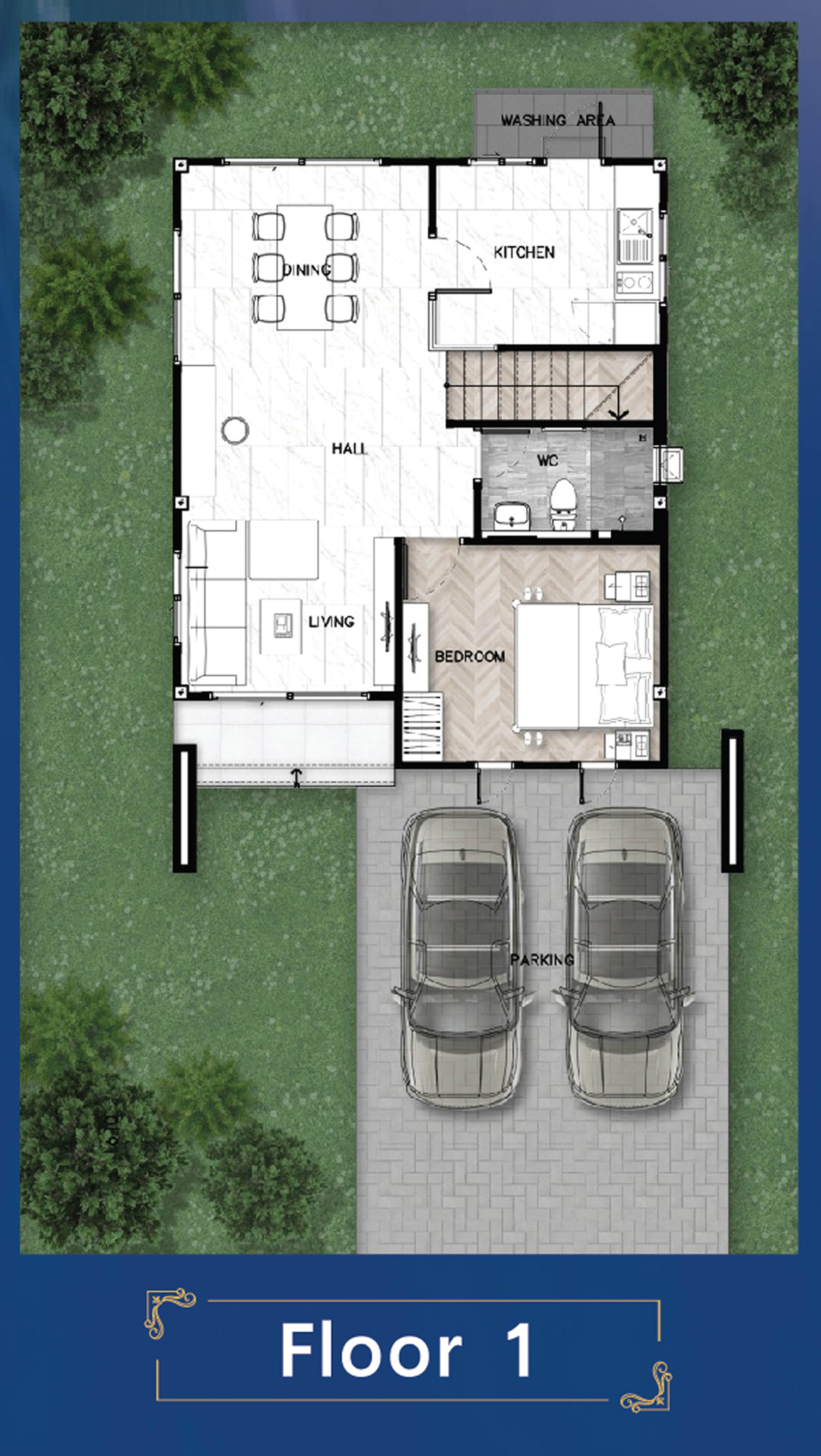 Floor Plan ชั้นที่ 1