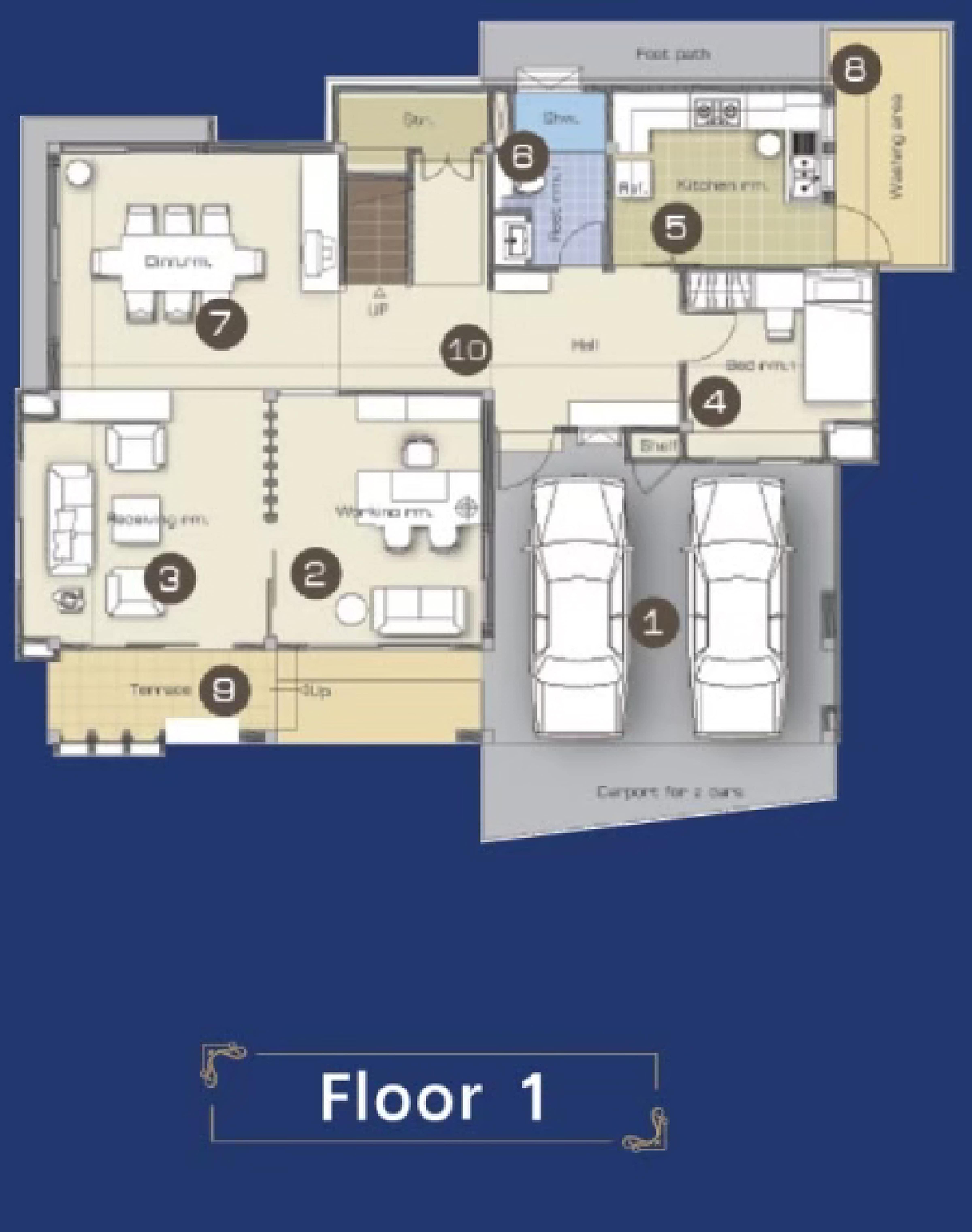 Floor Plan ชั้นที่ 1