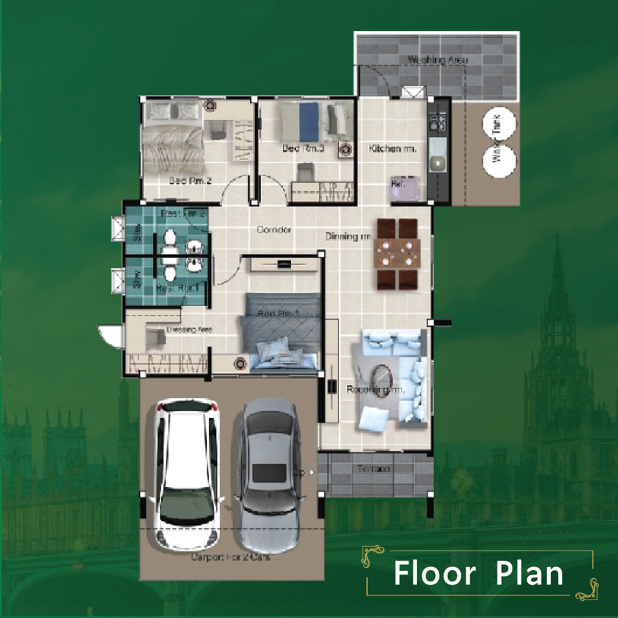 Floor Plan ชั้นที่ 1