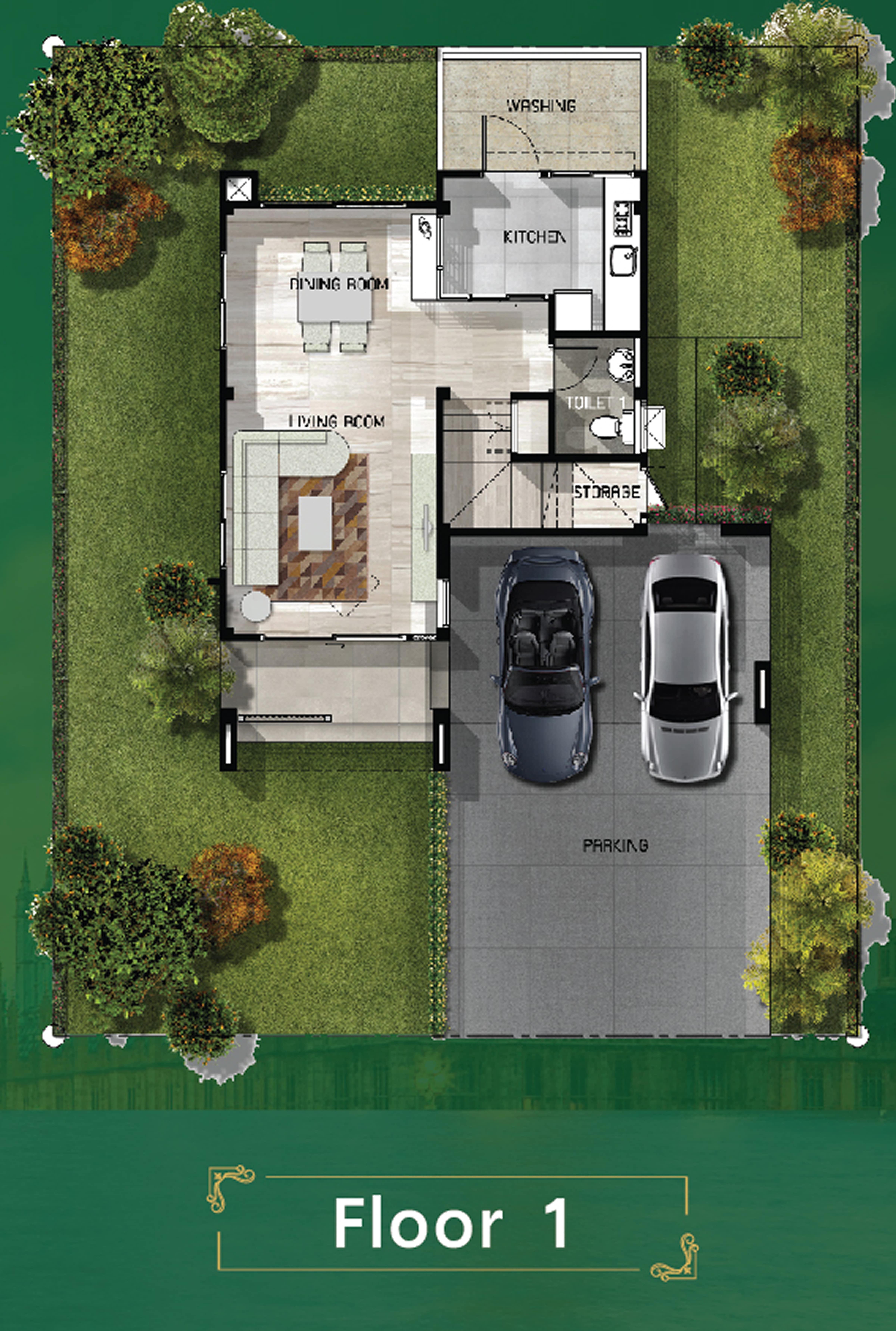 Floor Plan ชั้นที่ 1