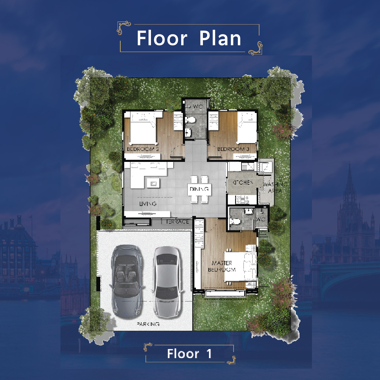 Floor Plan ชั้นที่ 1