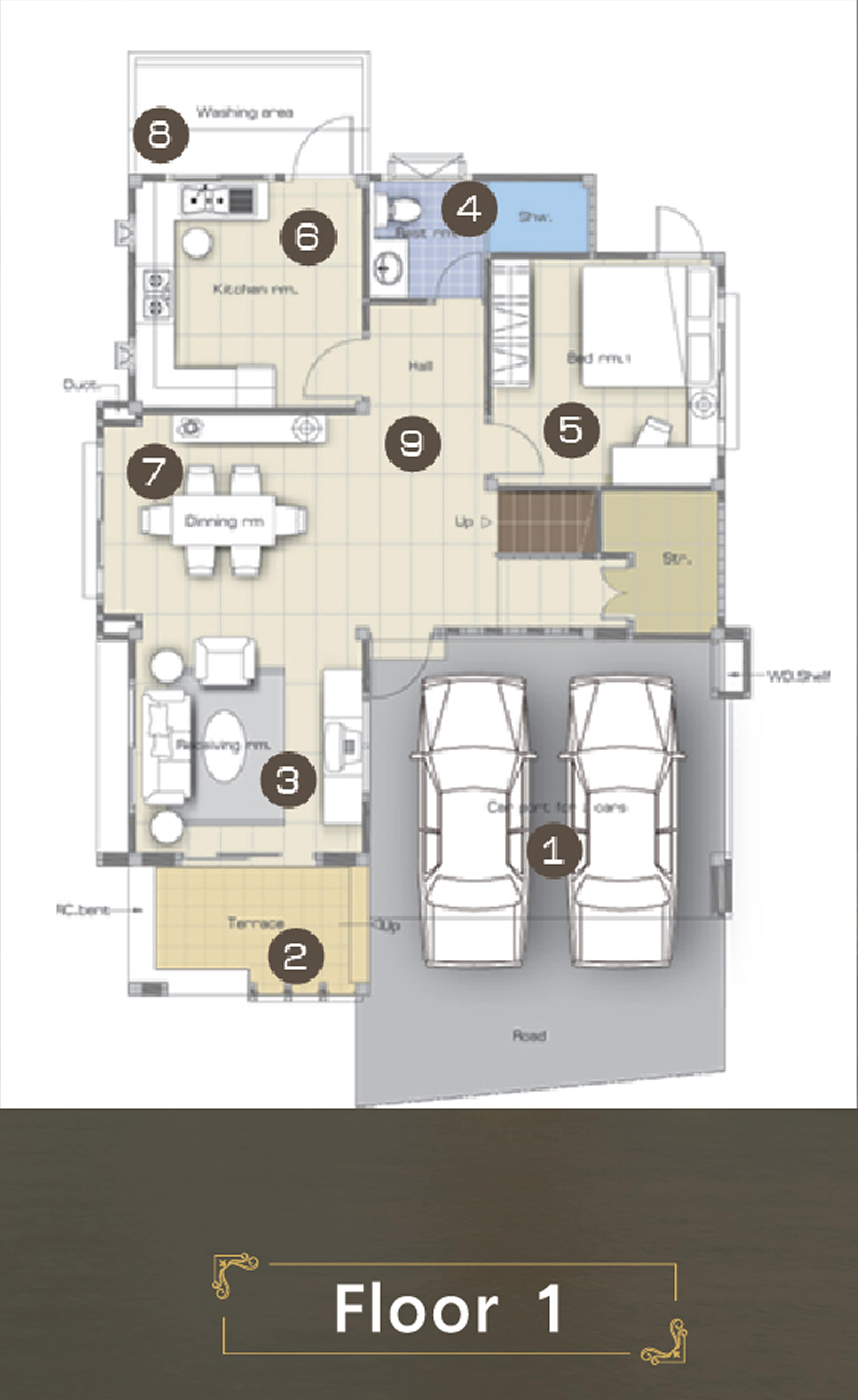 Floor Plan ชั้นที่ 1